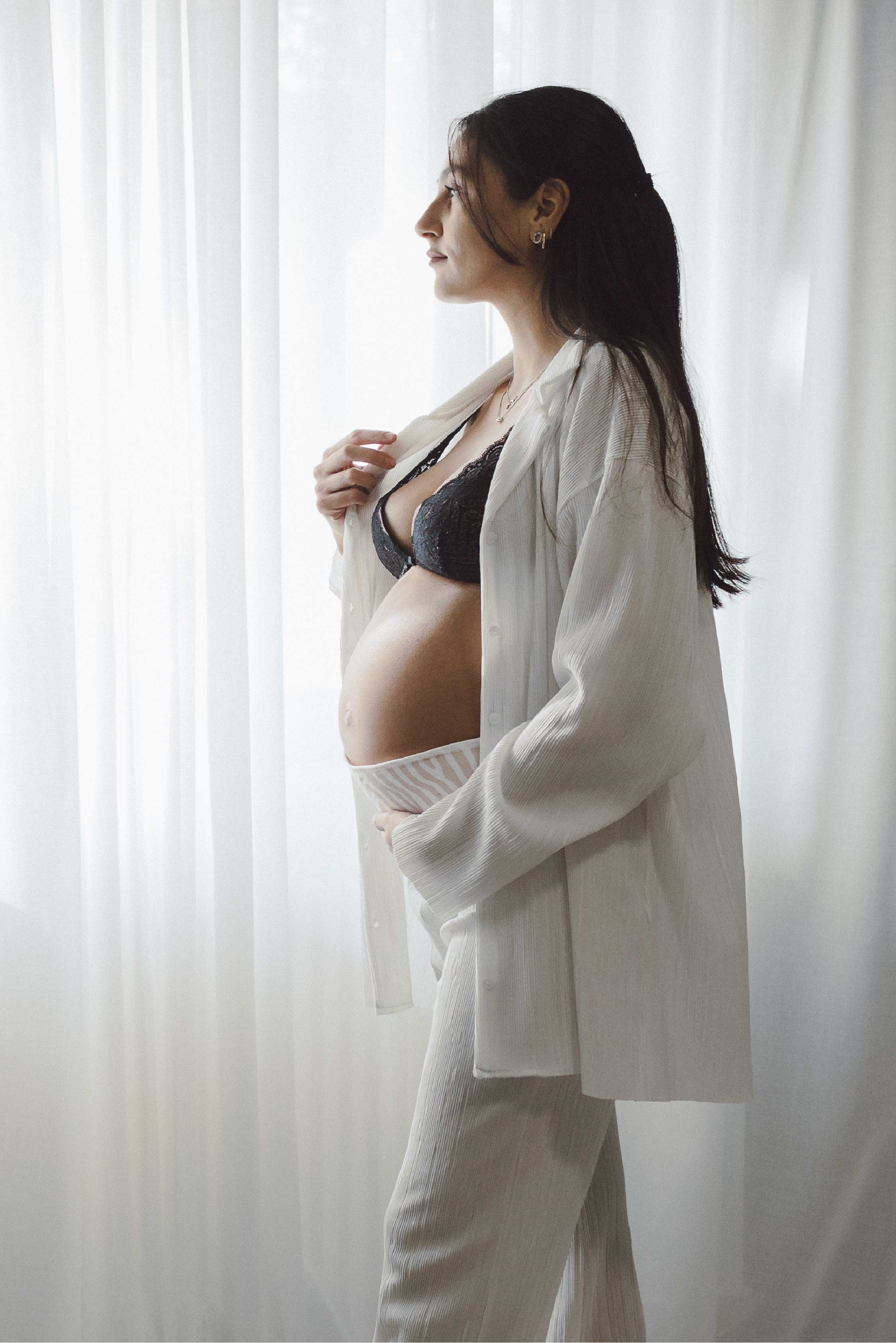 BELLY BAND Pregnancy Support Band - Tiger-print