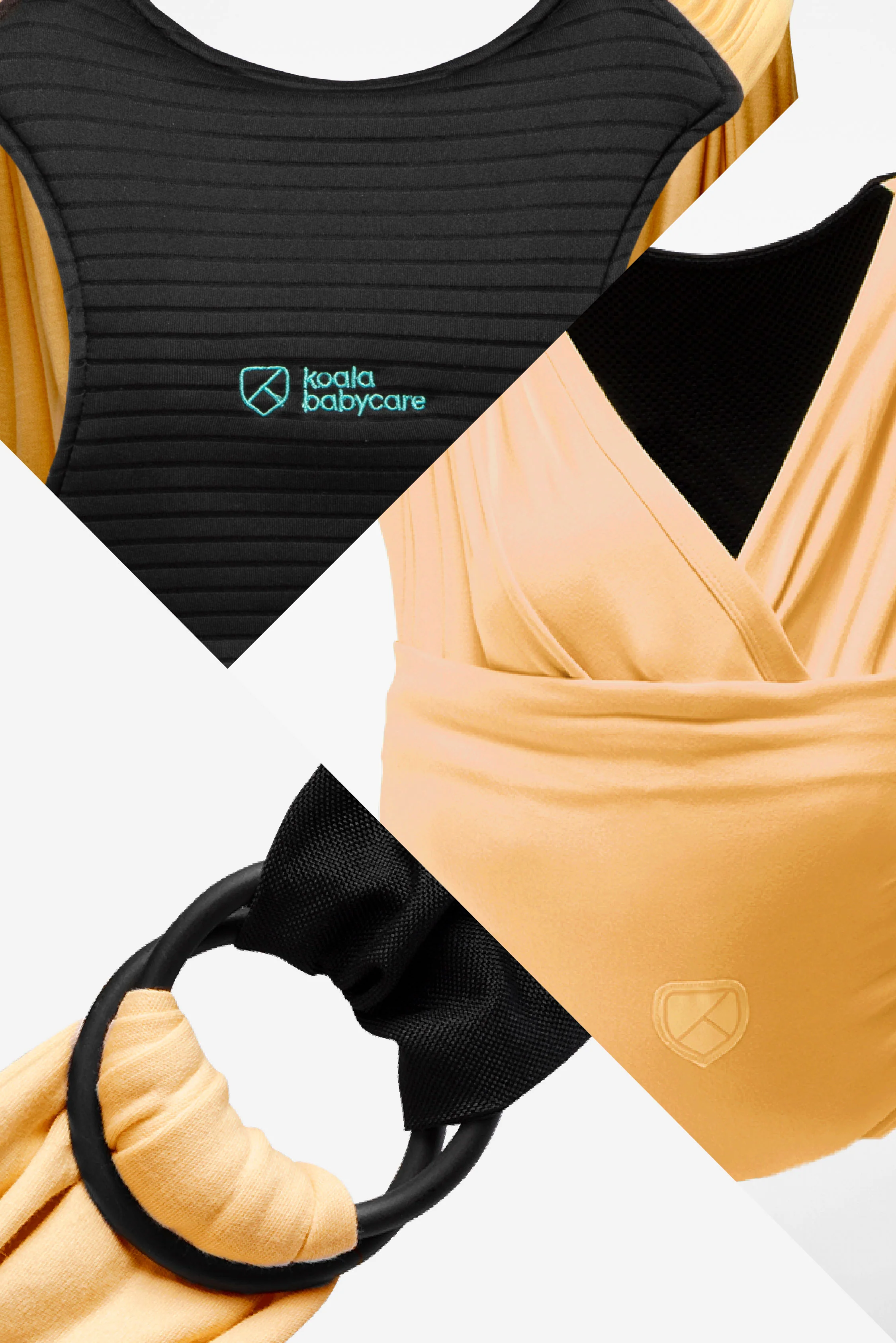 CUDDLE BAND 2 Newborn Baby Wrap - Mustard - Image 5