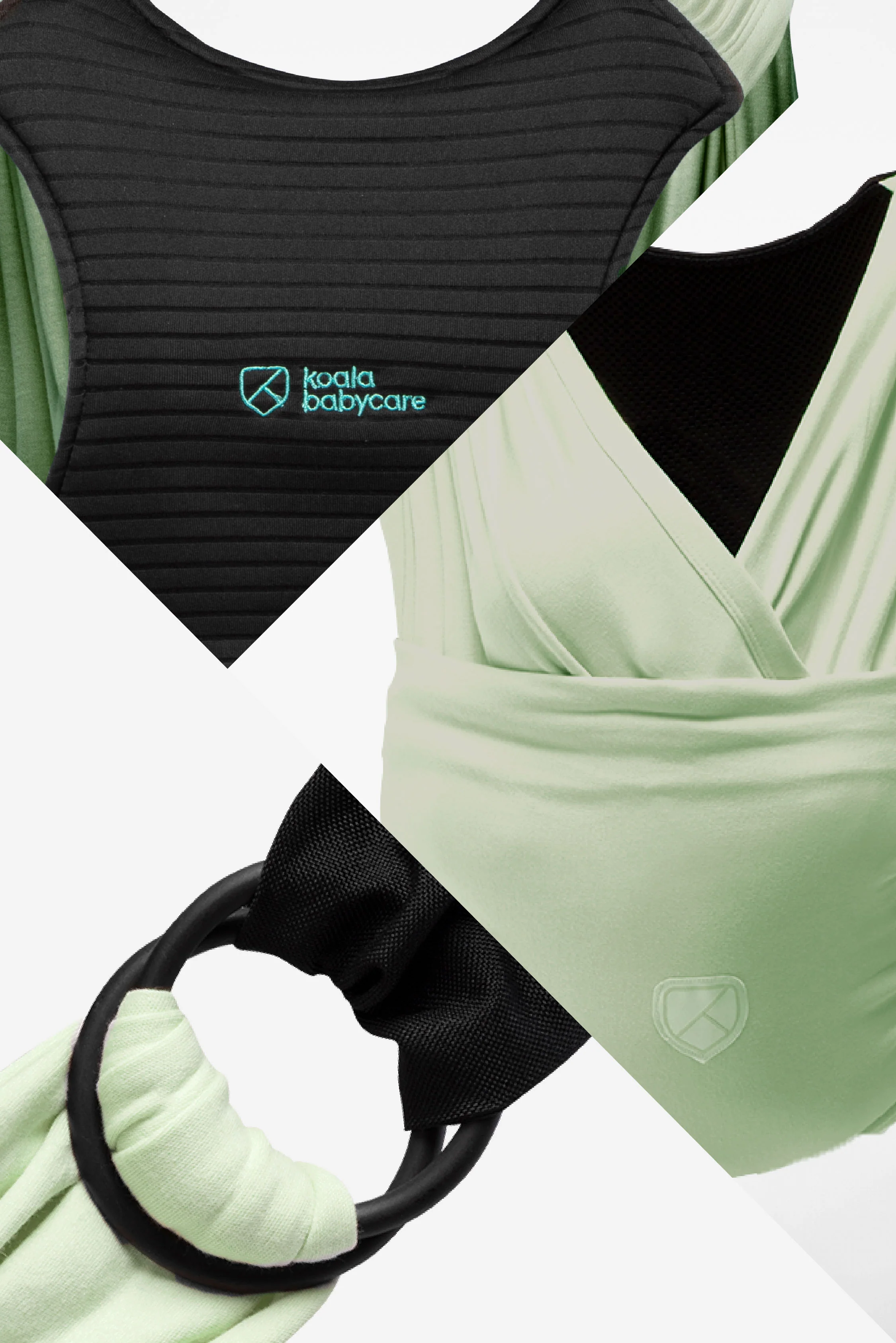 CUDDLE BAND 2 Newborn Baby Wrap - Sage Green - Image 5