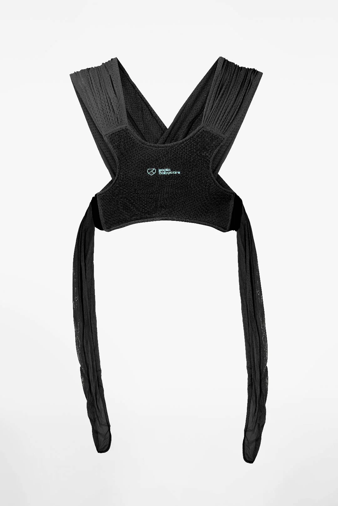 CUDDLE BREEZE Newborn Watersling Baby Wrap - Black - Image 2