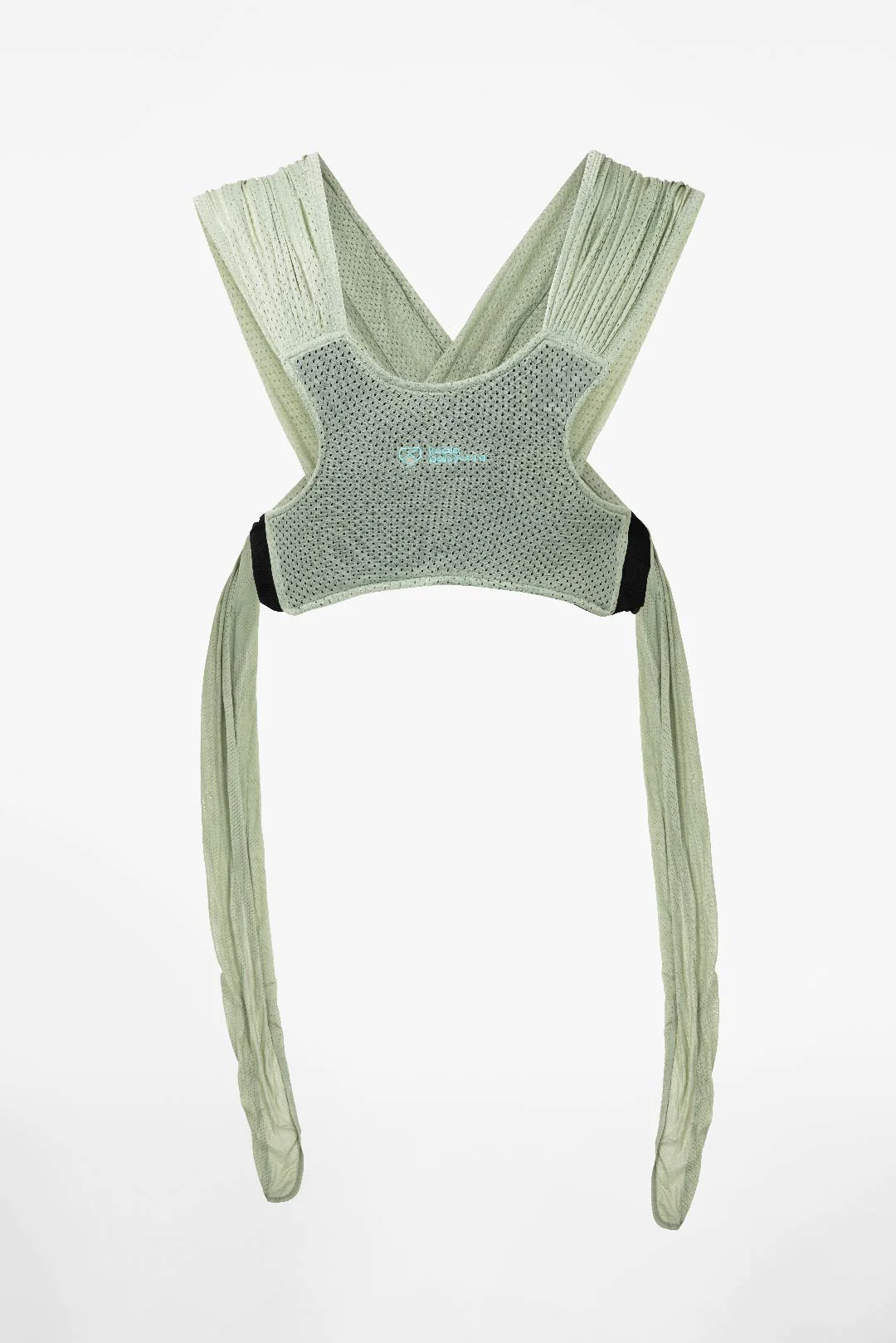 CUDDLE BREEZE Newborn Watersling Baby Wrap - Pale Green - Image 3