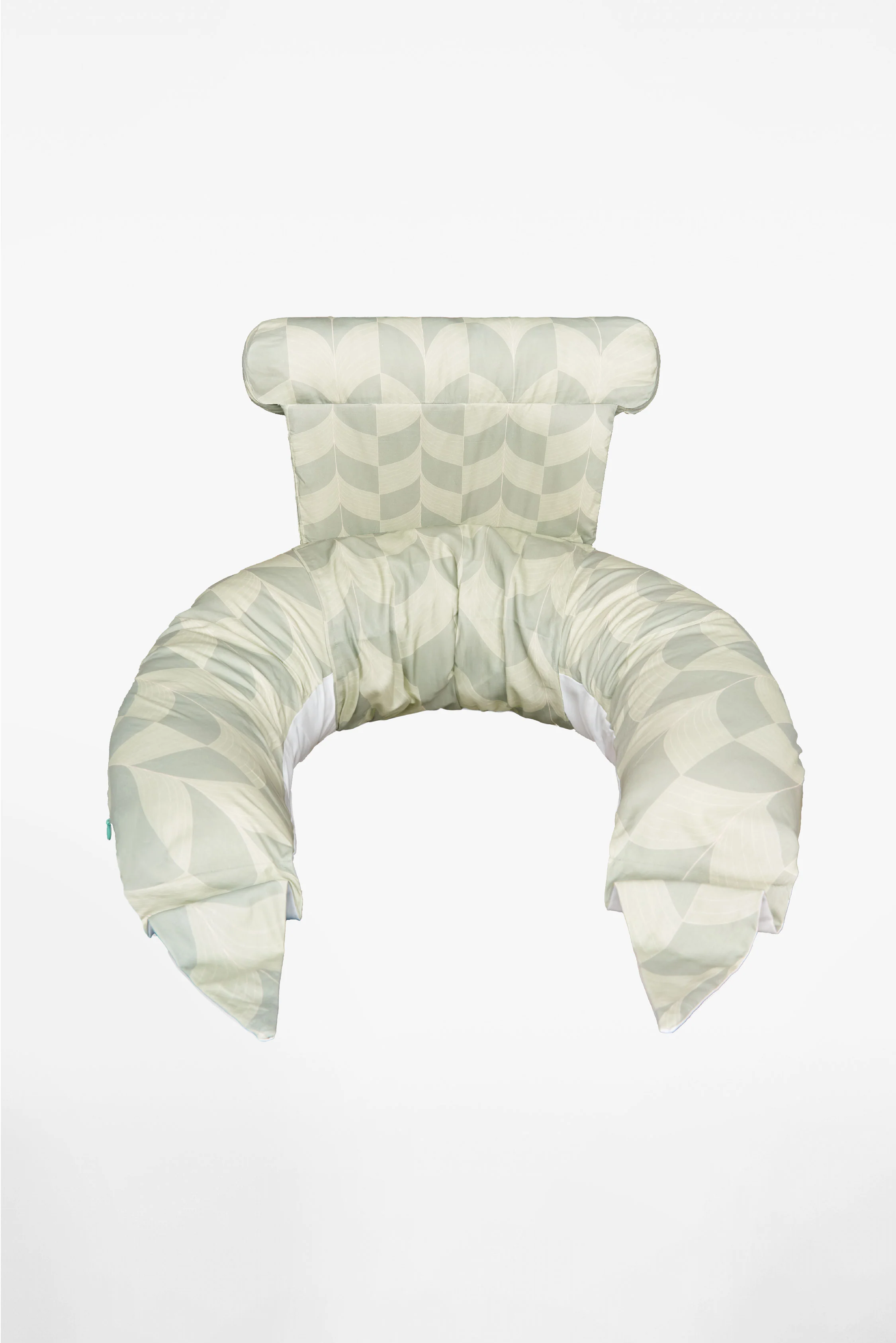 HUGS PLUS Pregnancy and Breastfeeding Pillow - Fan Green - Image 2