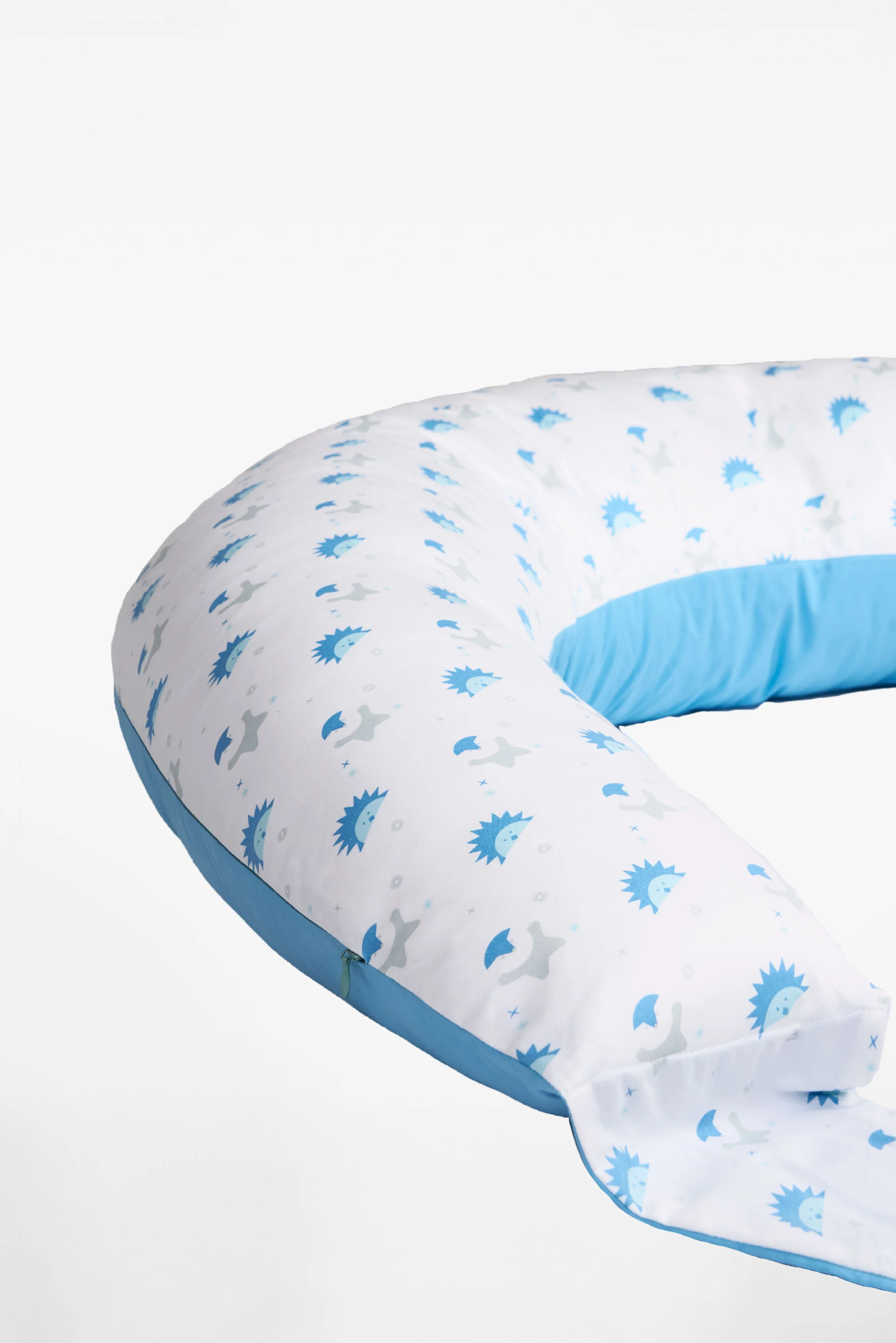 HUGS Pregnancy and Breastfeeding Pillow - Hedgehog Penguin - Image 3