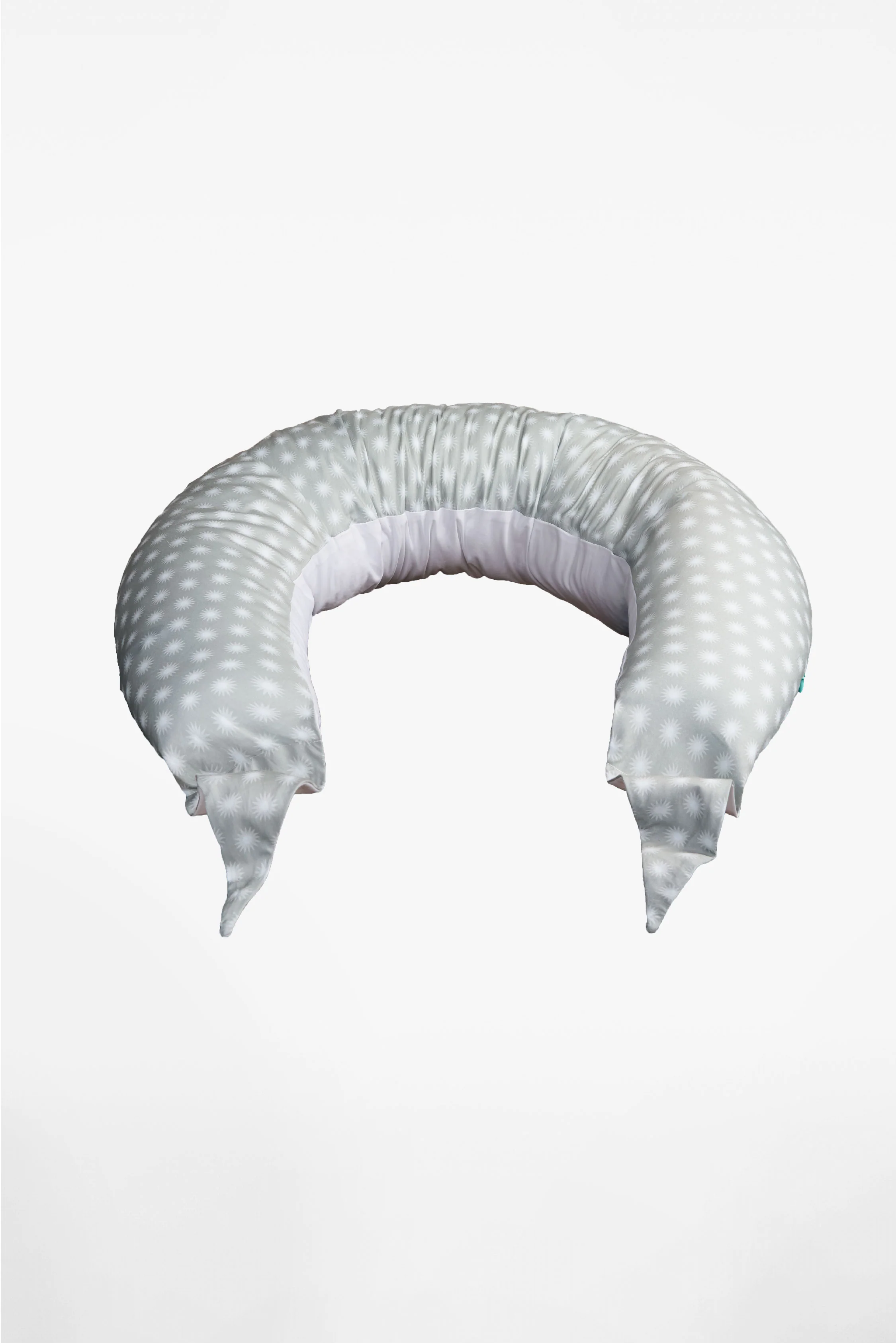 HUGS Pregnancy and breastfeeding pillow - Star Grey - Image 2