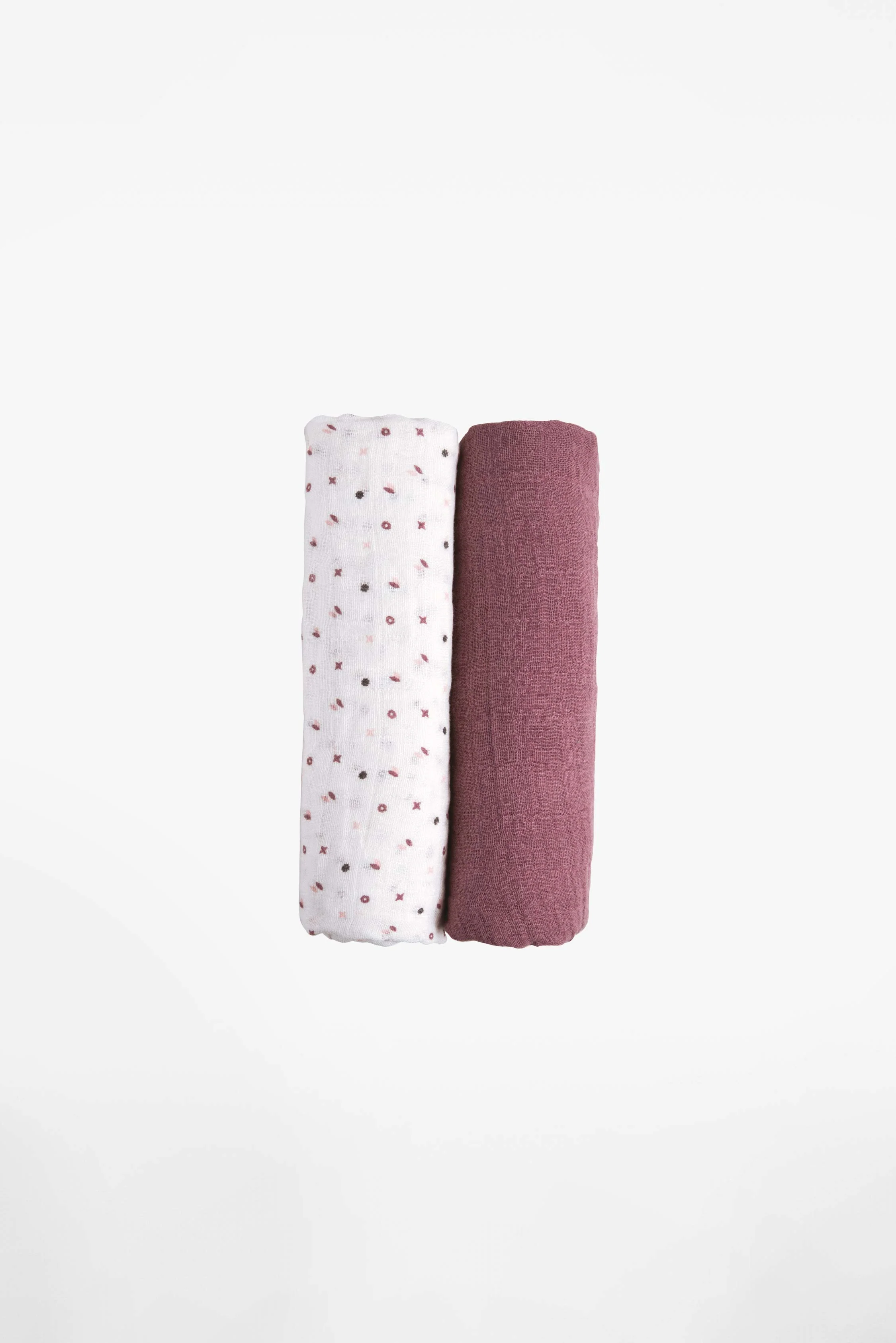 SOFT TOUCH 120x120 Newborn muslin cloths - Purple - Image 3
